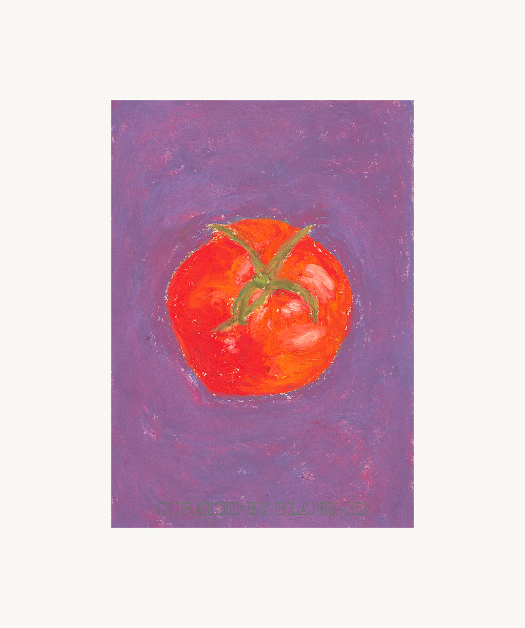 Tomato Art Print by Tee-ell