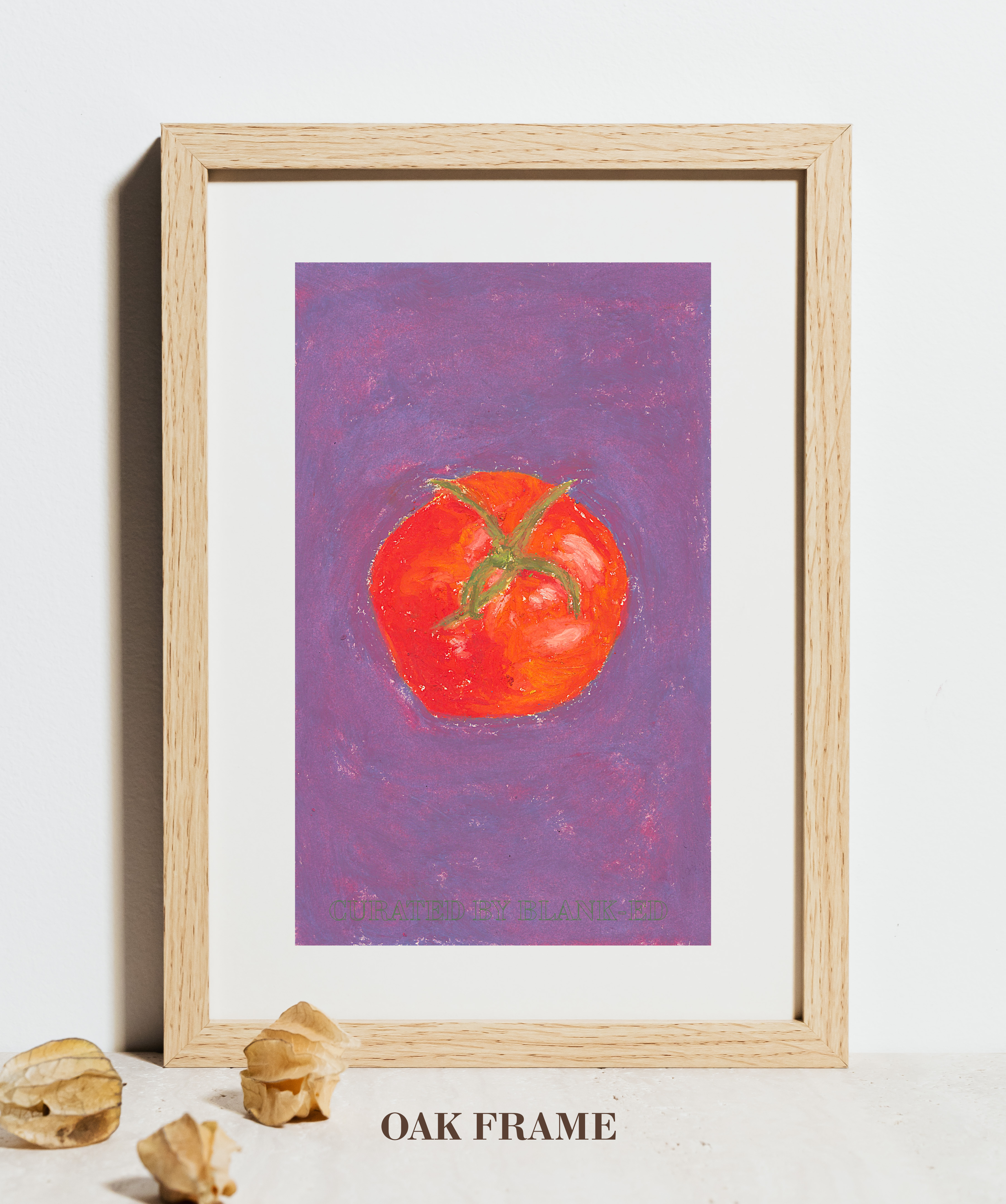 Tomato Art Print by Tee-ell