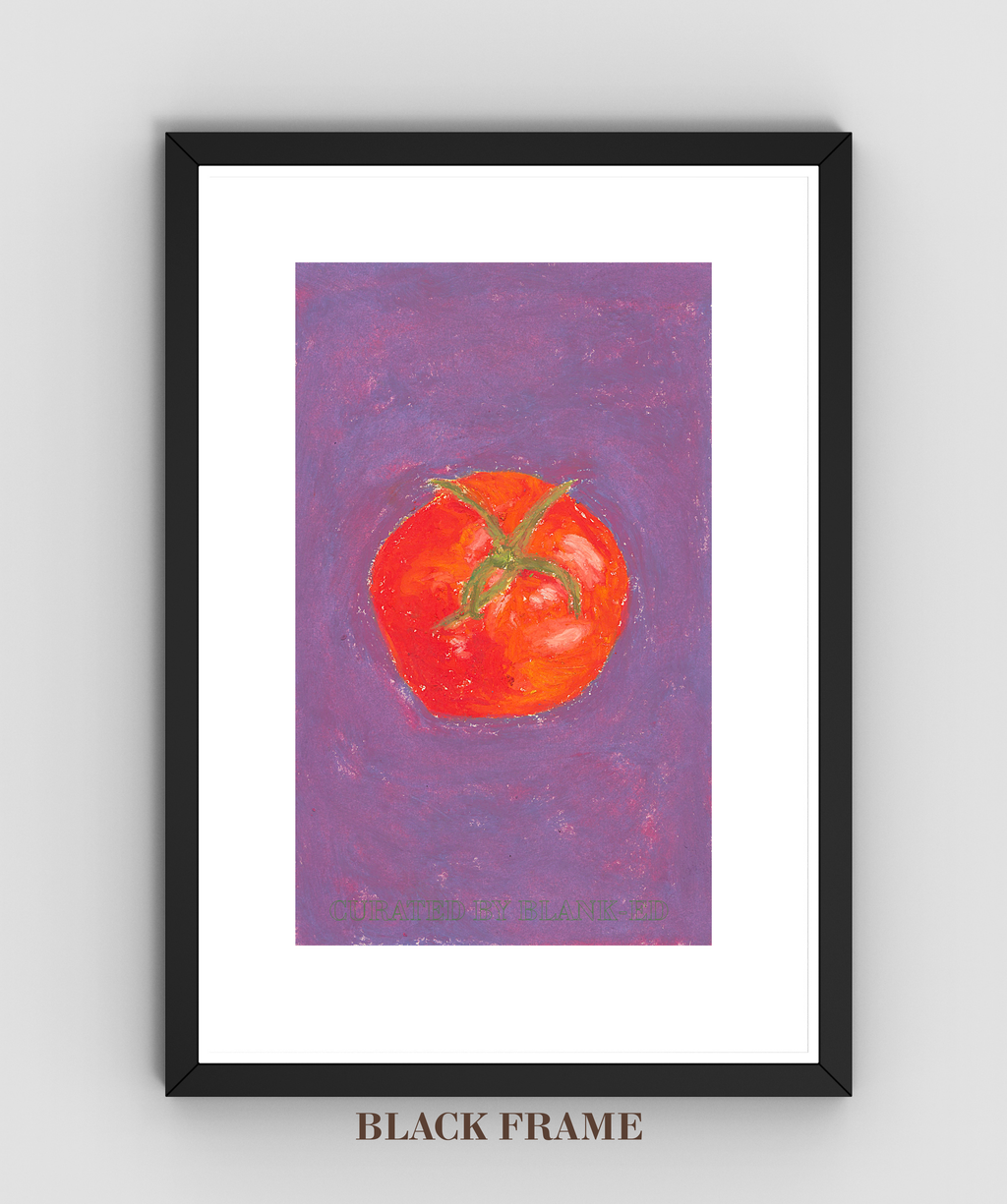 Tomato Art Print by Tee-ell