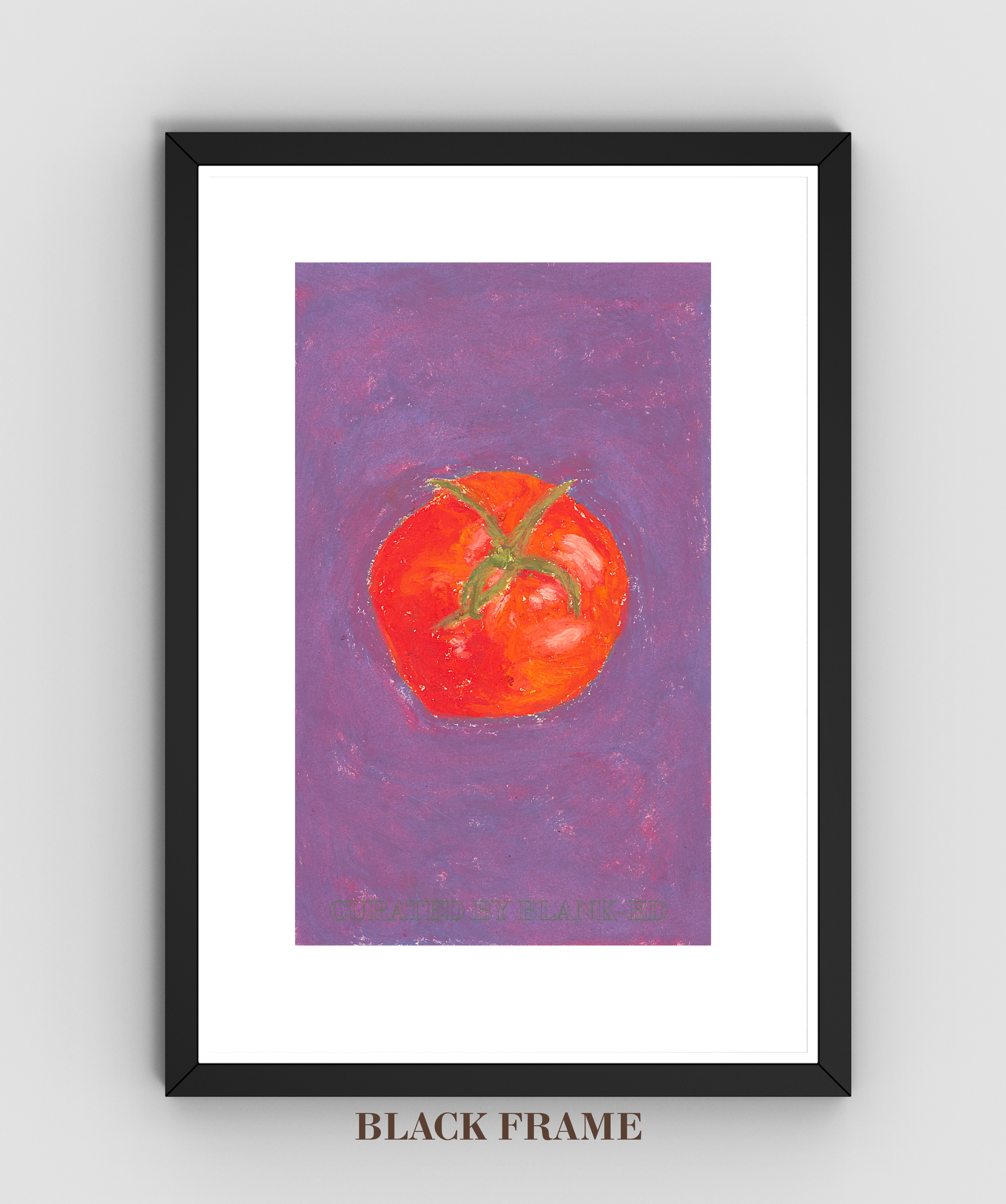 Tomato Art Print by Tee-ell