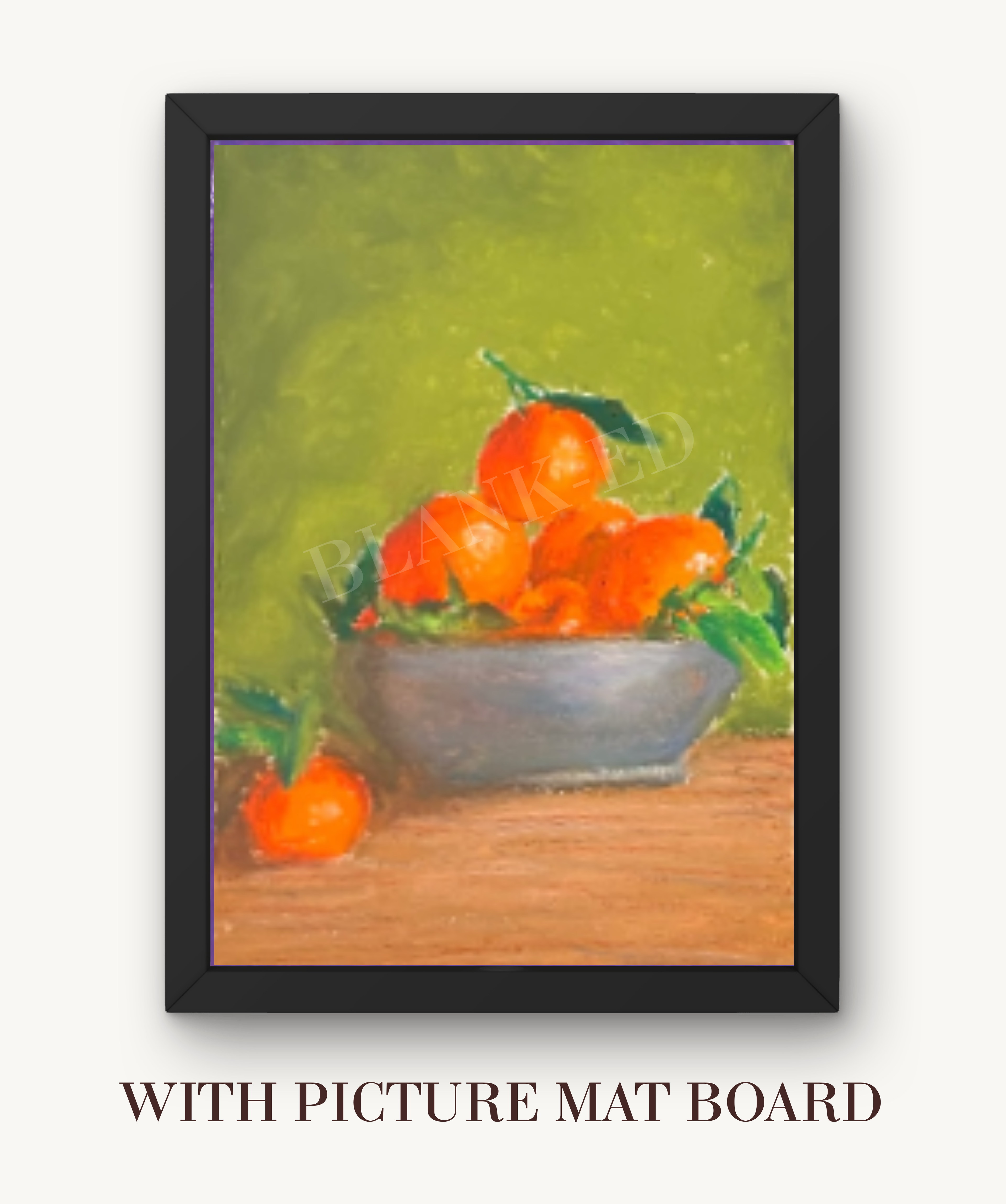 Tangerines Art Print by Tee-ell