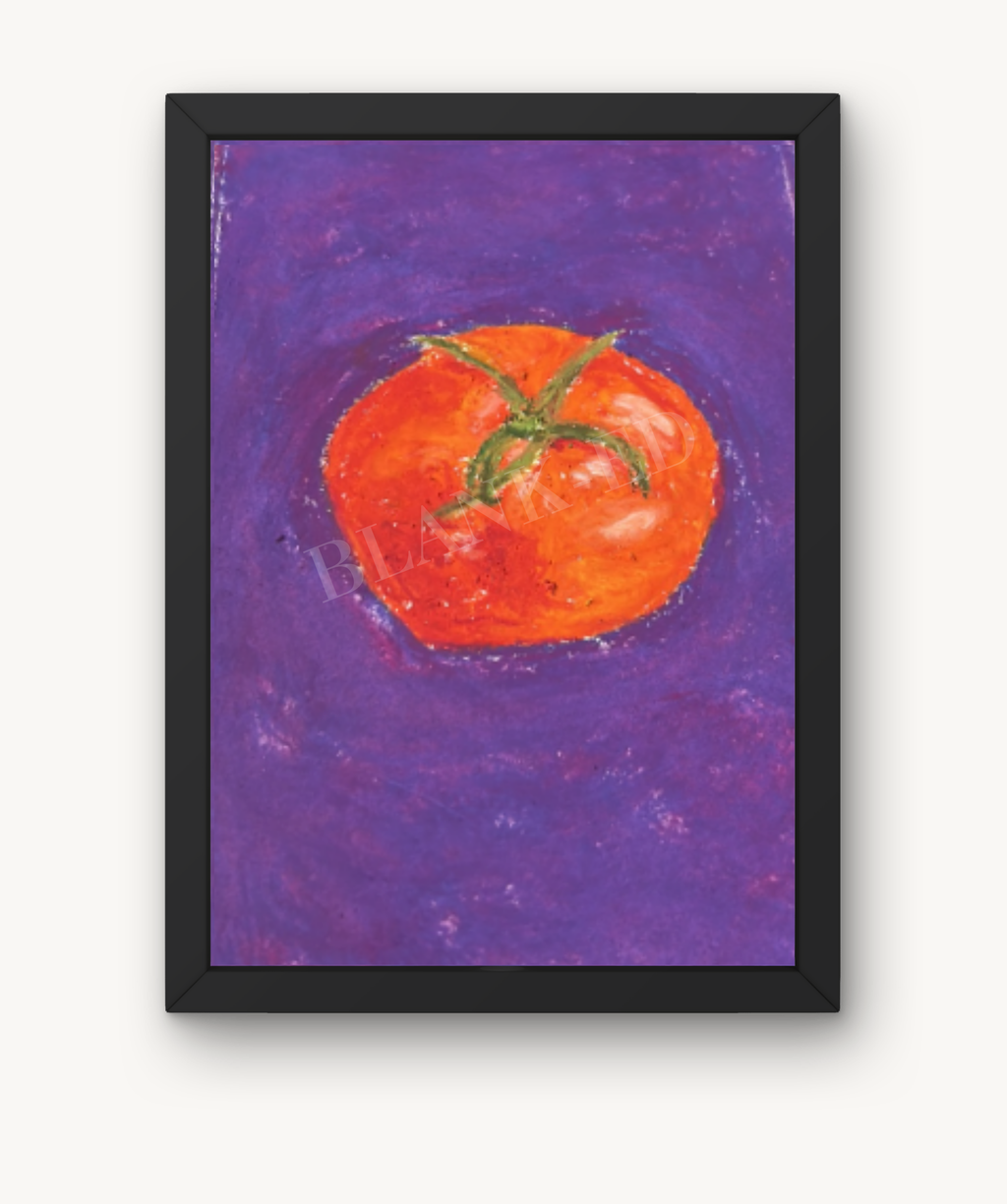 Tomato Art Print by Tee-ell