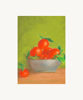 Tangerines Art Print by Tee-ell